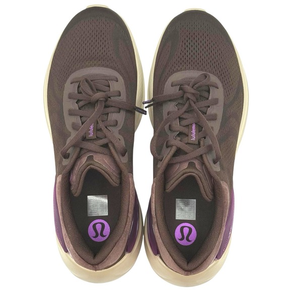 New Lululemon Beyondfeel Run Shoes Men's Size 11 Espresso Purple Running Gym - Picture 6 of 10